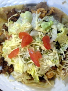 A picture of Mexican nachos.