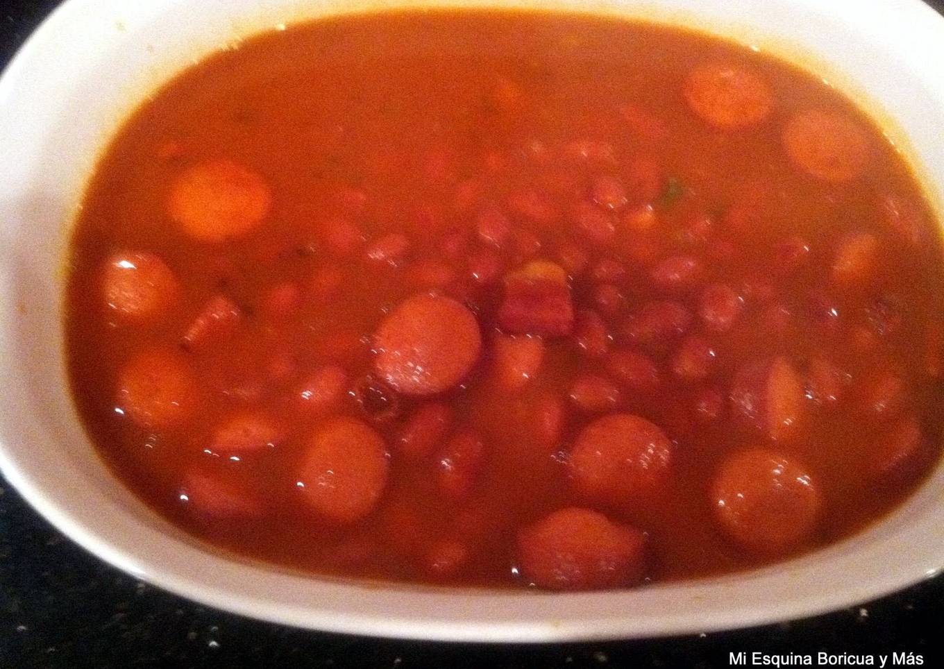 stewed beans puertorican style