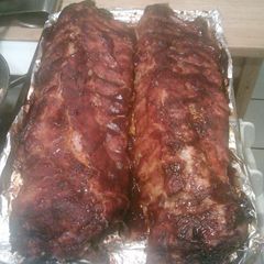 A picture of Oven BBQ Ribs.