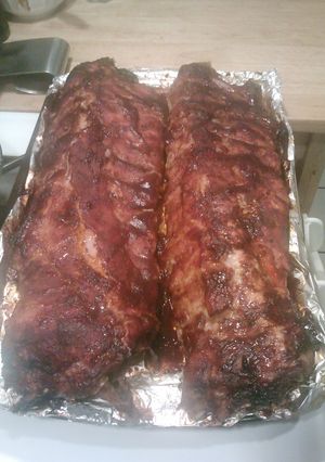 A picture of Oven BBQ Ribs.