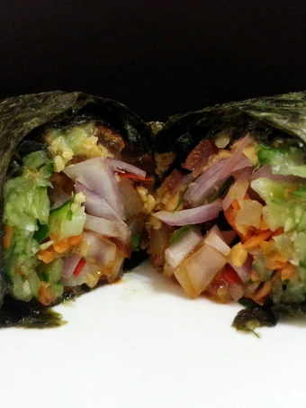 Easy Steps Make Recipes Seaweed Roll the Can Spoil the Tongue Appealing.