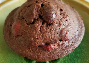 How to Prepare Appetizing Cranberry Dark Chocolate Muffins