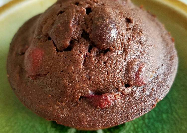 Steps to Make Yummy Cranberry Dark Chocolate Muffins