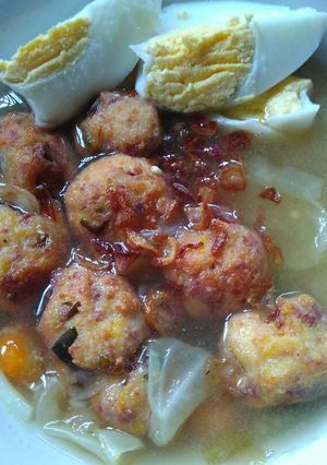 Foto resep Sup Bola Kornet