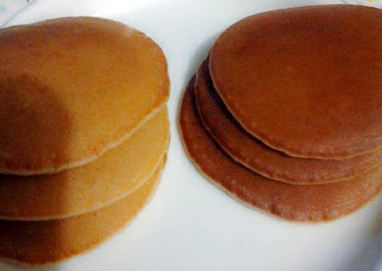 Recipe of Ultimate Crunchy yummy honey vanilla pancakes