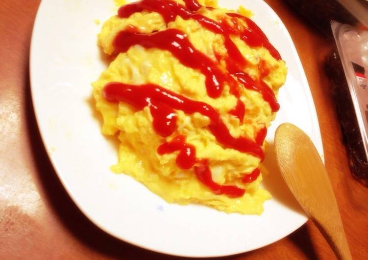Recipe of Appetizing Omurice with a Soft &amp; Fluffy Filing