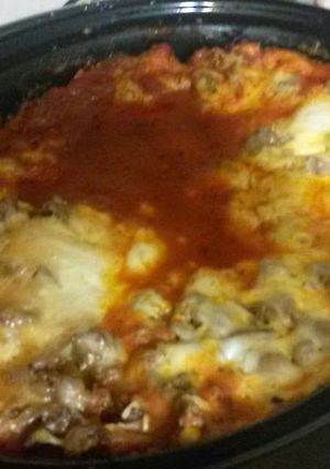 A picture of Crock pot Lasagna.