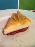 Vickys Unbaked Mango & Lime Cheesecake with Raw Vegan Option