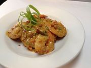 A picture of shrimp and grits