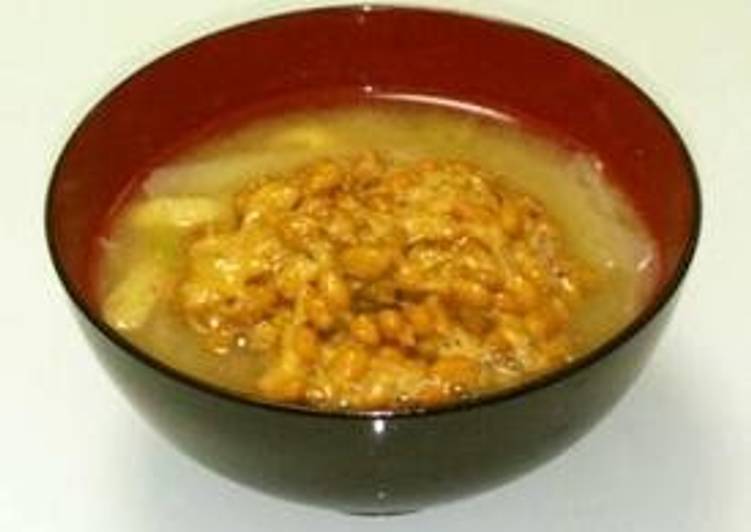 Step-by-Step Guide to Make Quick Natto in Miso Soup