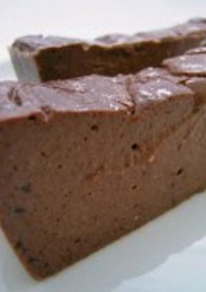 A picture of Tofu, Agar, Jam & Chocolate Dessert for Dieters.