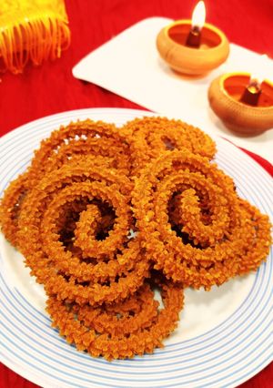 A picture of Chakli (Muruku).