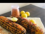 Masala corn roasted bhutta