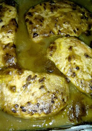 A picture of tys pork chop taters n gravy.