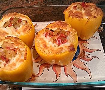 Latest Recipe Healthy chickenstuffed peppers Practical Delicious