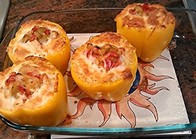 Recipe of Any-night-of-the-week Healthy chicken-stuffed peppers