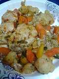 Roasted Buttery Chicken and Vegetables