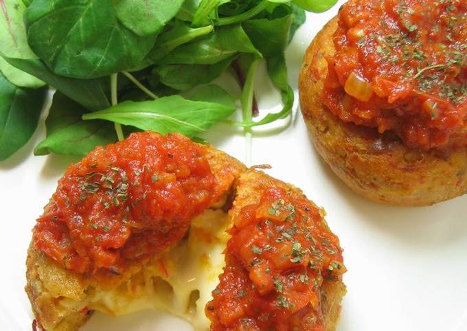 "Crab" Cakes with Tuna and Cheese