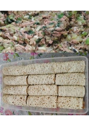 عکسی از دستور سمبوسه پیتزایی🌮