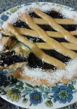 Una foto de Pastafrola de chocolate