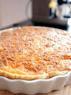 A picture of Cheese & bacon quiche.
