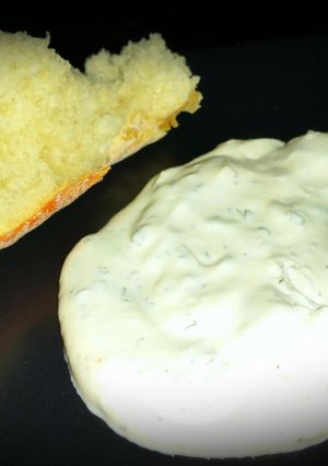 A picture of Mike's Poor Man's Tatziki Sauce.