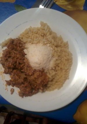 A picture of Rodri's pasta.