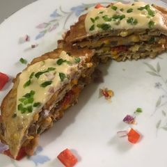 A picture of Corn omelette.