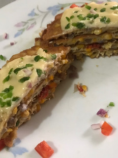 A picture of Corn omelette.