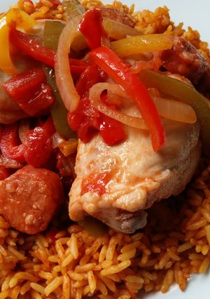 A picture of Vickys Spanish Chicken, GF DF EF SF NF.
