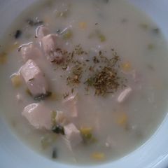 A picture of Cream of Chicken with Rice.
