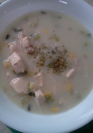 A picture of Cream of Chicken with Rice.