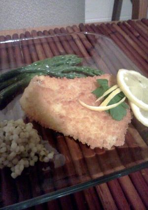 A picture of Panko fried haddock.