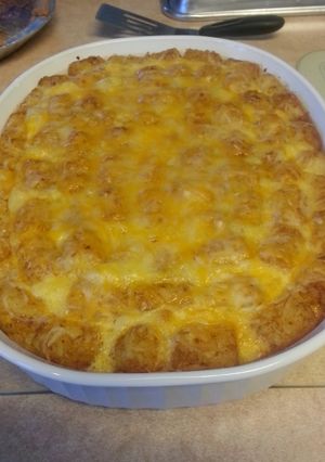 A picture of Breakfast casserole.