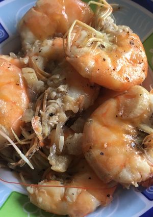Hình của món Tôm kho.
