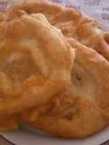 Kefires lángos Kata módra
