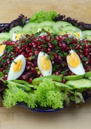 Une photo de Salade de bettraves et grenade