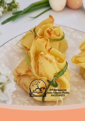 A picture of Chicken Crepes Ashpazi Mahfa.