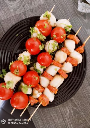Une photo de Mix de brochette saint Jacques