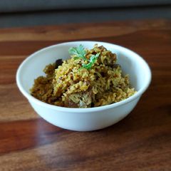 A picture of Mutton Biryani.