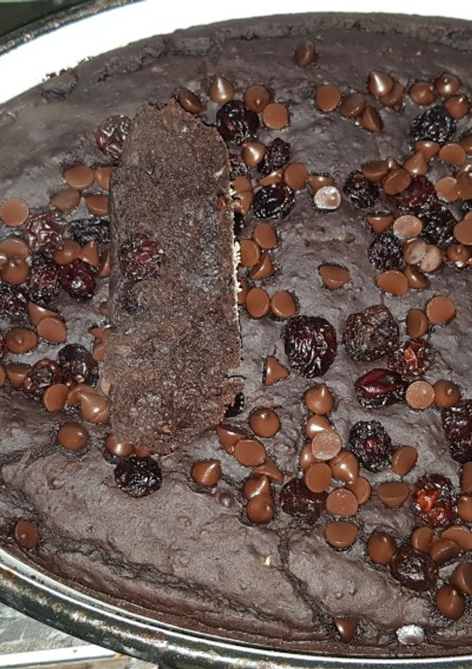 Una foto de Brownie vegetariano opcional vegano