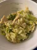 Chicken and broccoli rice skillet