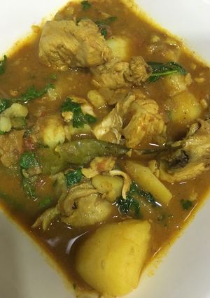 صورة لوصفة مرقي هندي (دجاج الكاري والمسالا) 😋😋