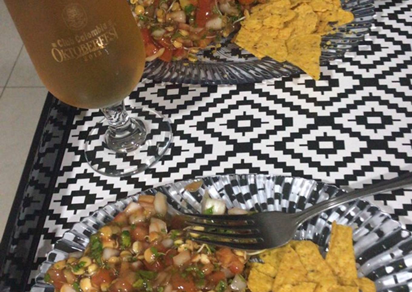 Ceviche de Lentejas germinadas