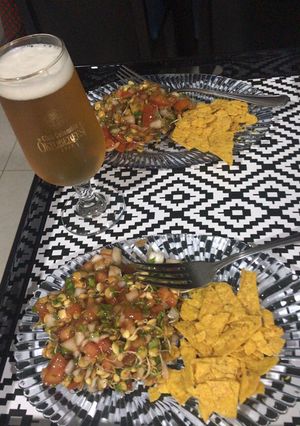 Una foto de Ceviche de Lentejas germinadas