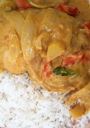 Hình của món Cơm cari gà.