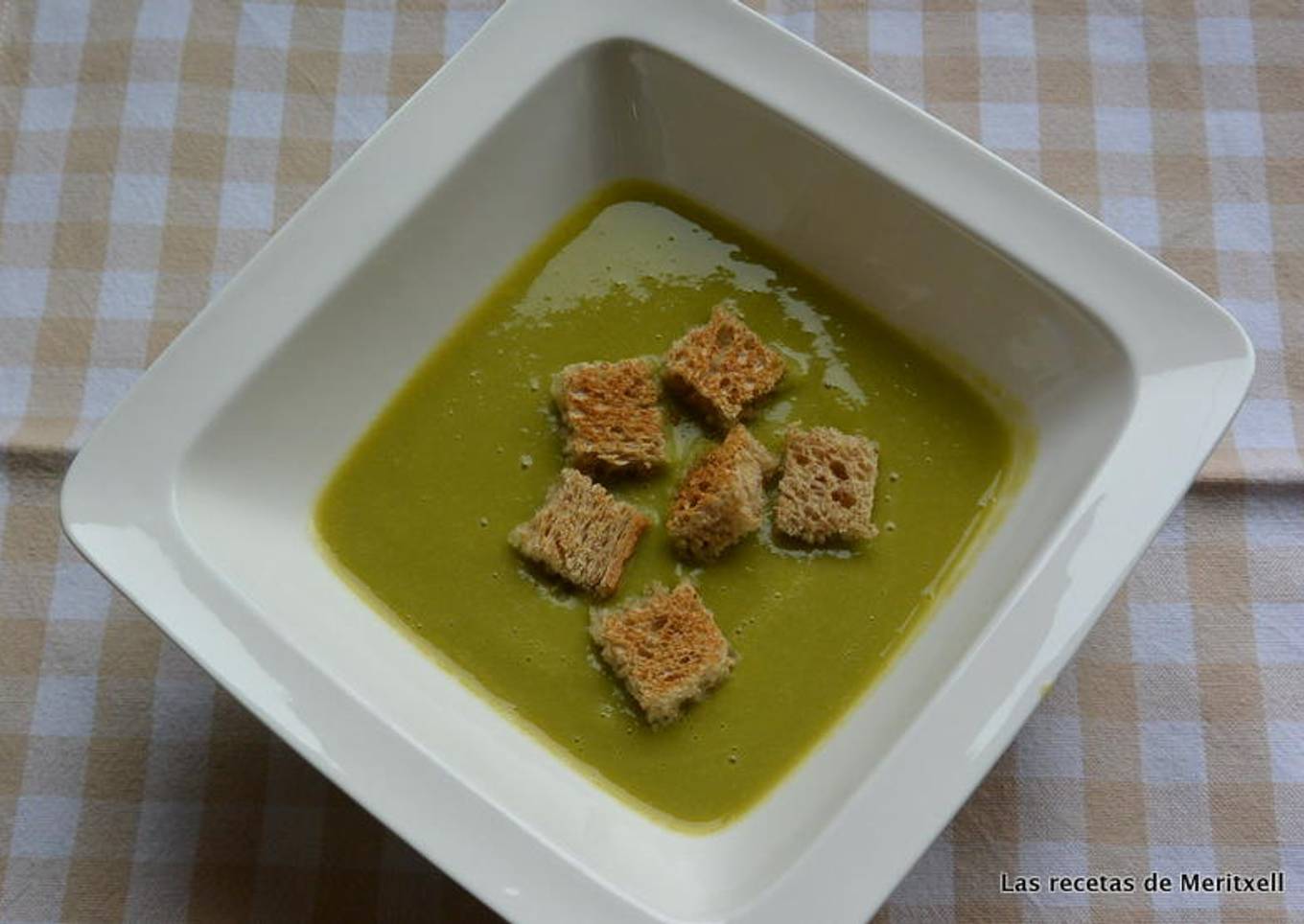 Crema de guisantes, Thermomix
