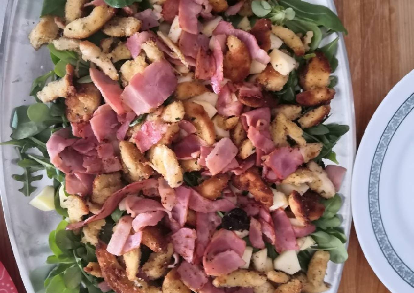 Ensalada crujiente de pollo