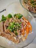 Bún thịt nướng (Grilled Pork & Fresh Rice Vermicelli Noodles)