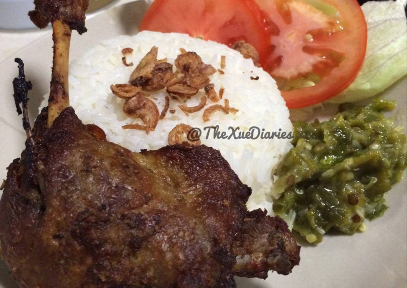Bebek Goreng Sambel Ijo